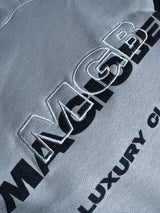 MagicBee 3D Embroidered Logo Hoodie - Ice Grey