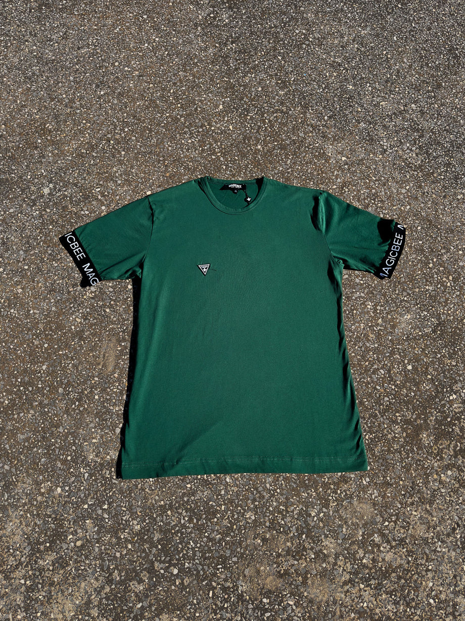 MagicBee Elastic Tee - Dark Green