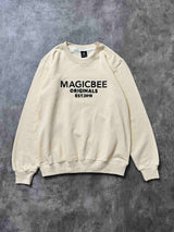 MagicBee Originals 3D Logo Sweatshirt - Beige