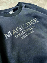 MagicBee Originals 3D Logo Sweatshirt - Dirty Black