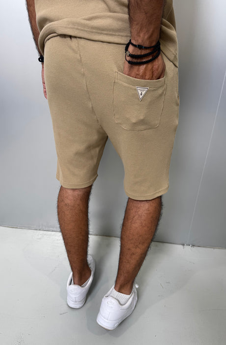 MagicBee Light Waffle Shorts - Beige