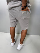 MagicBee Light Waffle Shorts - Light Grey