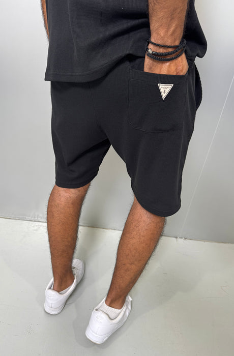 MagicBee Light Waffle Shorts - Black