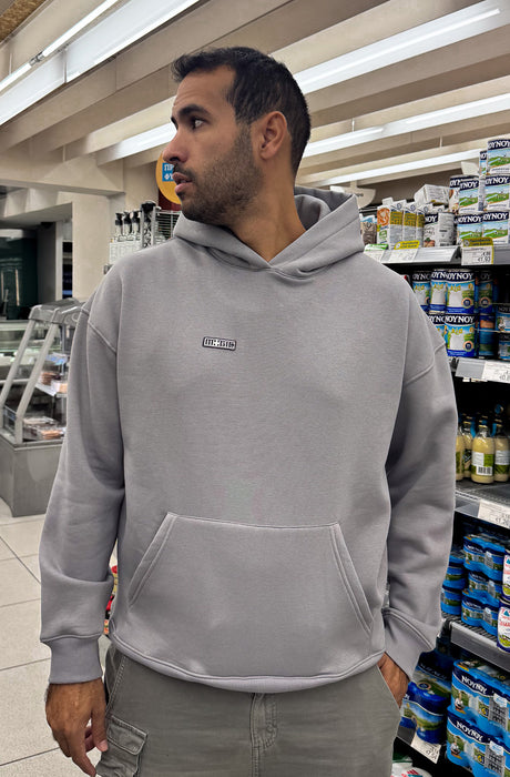 MagicBee Teddy Bear Logo Unisex Hoodie - Grey