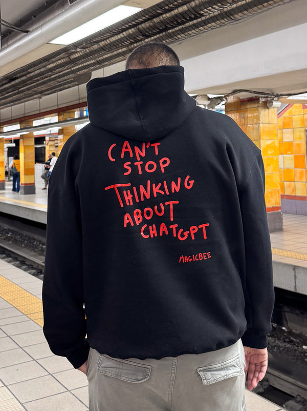 MagicBee ChatGPT Hoodie - Black