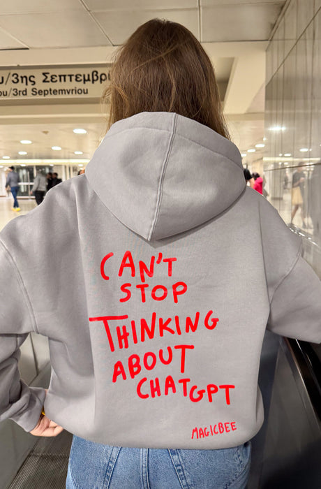 MagicBee ChatGPT Hoodie - Grey