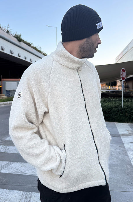 MagicBee Double Fleece Jacket - Off White
