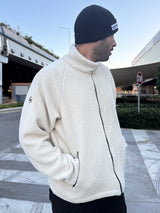 MagicBee Double Fleece Jacket - Off White