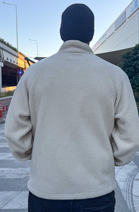 MagicBee Double Fleece Jacket - Off White
