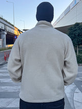 MagicBee Double Fleece Jacket - Off White