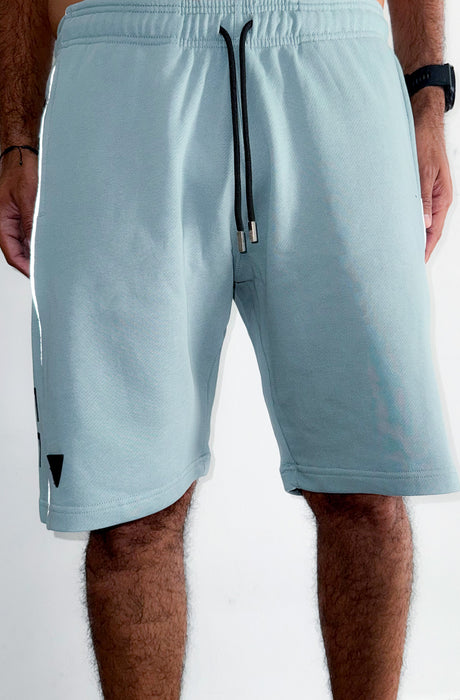 MagicBee Reflected Logo Tape Shorts - Light Blue (Special Edition)