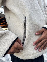 MagicBee Double Fleece Jacket - Off White