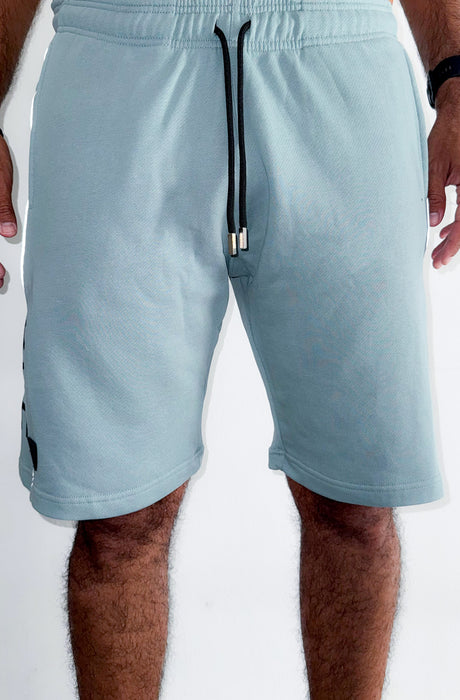 MagicBee Reflected Logo Tape Shorts - Light Blue (Special Edition)