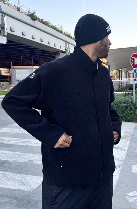 MagicBee Double Fleece Jacket - Black