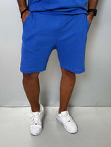 MagicBee Light Waffle Shorts - Ocean Blue