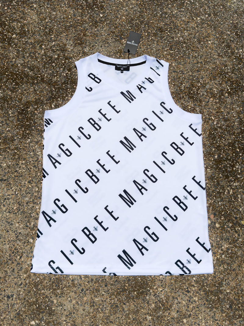 MagicBee ΑΜΑΝΙΚΟ Dri-FIT - White