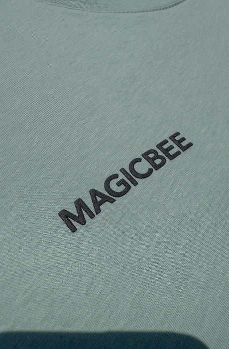 MagicBee Unisex Oversized Limonata Tee - Pistachio (Limited Edition)