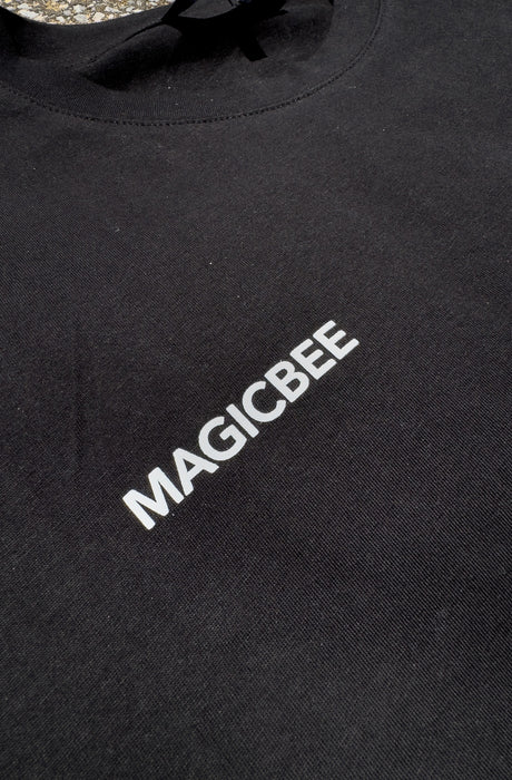 MagicBee Unisex Oversized Limonata Tee - Black (Limited Edition)