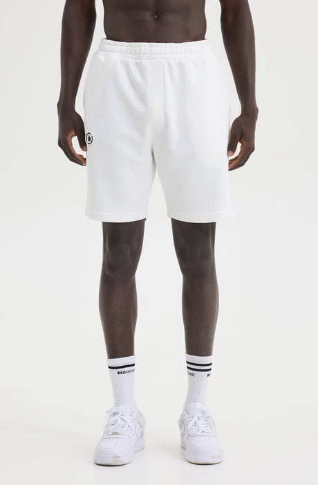 MagicBee Silicone Logo Shorts - Off White