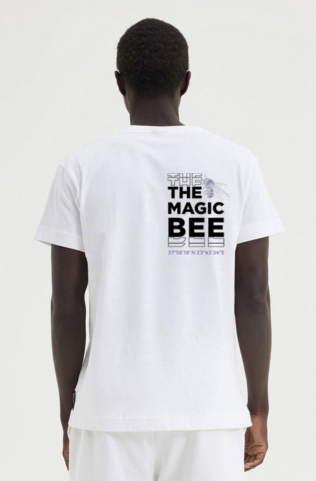 MagicBee Back Logo Tee - Off White