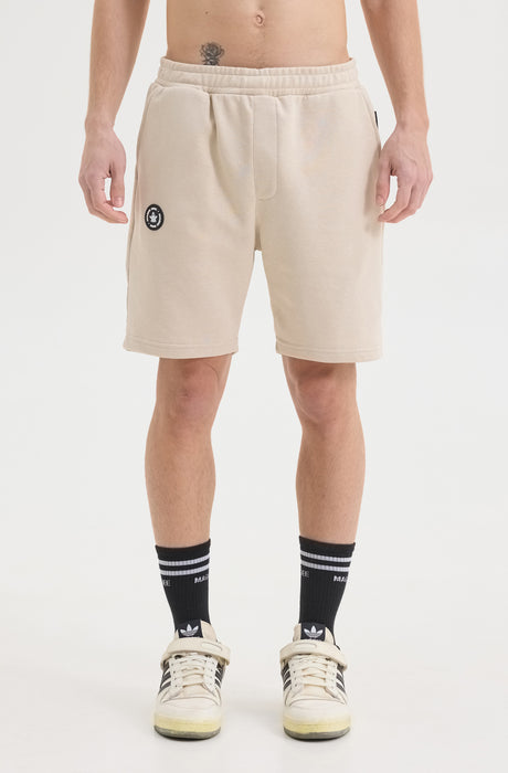 MagicBee Back Logo Shorts - Beige