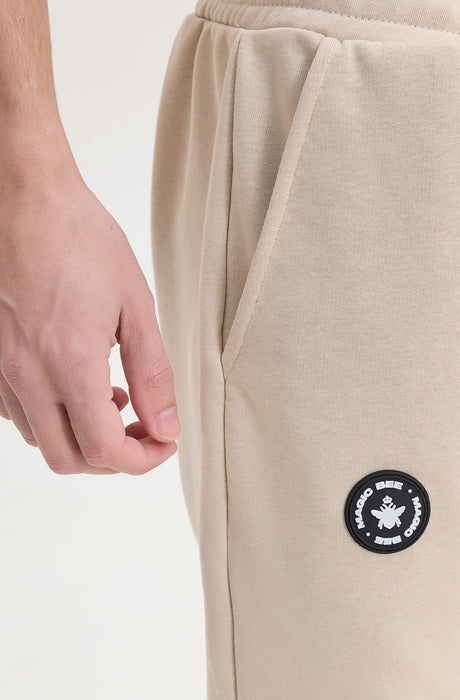 MagicBee Back Logo Shorts - Beige
