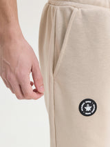 MagicBee Back Logo Shorts - Beige
