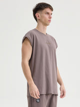 MagicBee Αμάνικο Tee - Brown