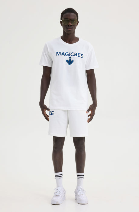 MagicBee Logo Shorts - Off White