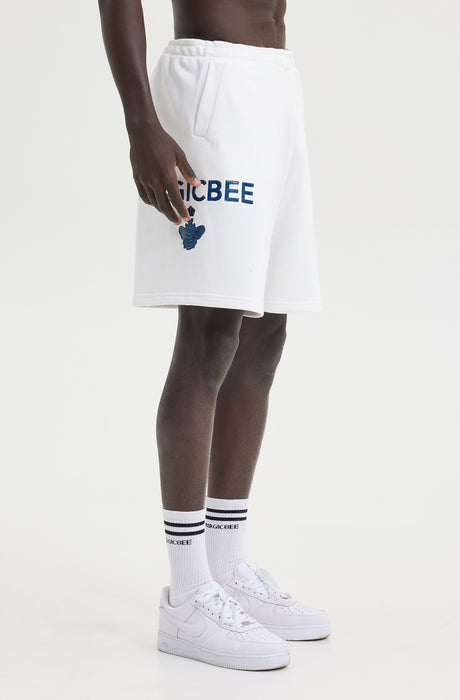 MagicBee Logo Shorts - Off White
