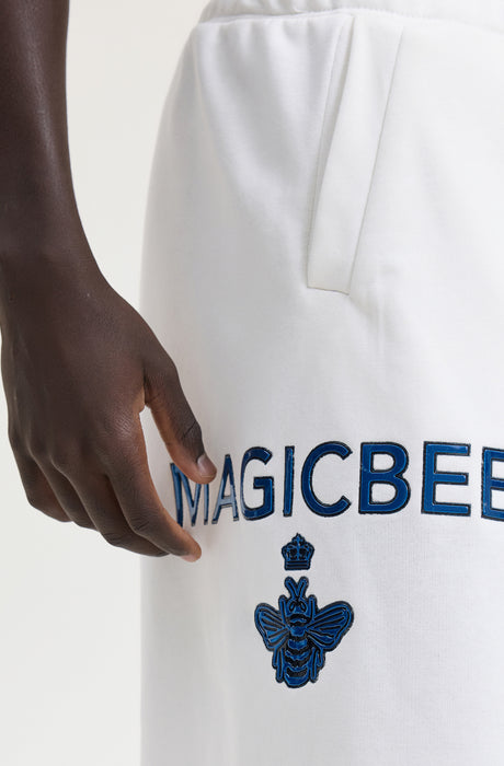 MagicBee Logo Shorts - Off White