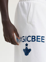 MagicBee Logo Shorts - Off White