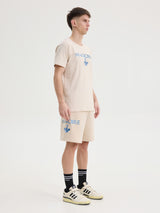 MagicBee Logo Shorts - Beige