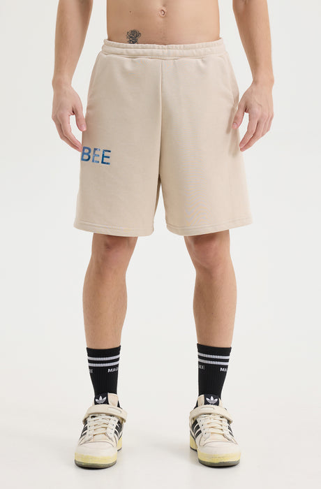 MagicBee Logo Shorts - Beige