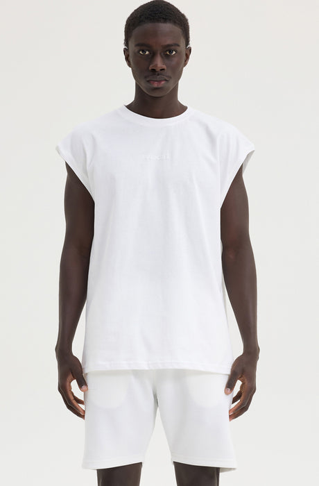 MagicBee Αμάνικο Tee - Off White
