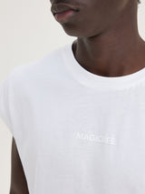 MagicBee Αμάνικο Tee - Off White
