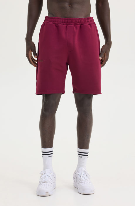 MagicBee Scuba Shorts - Burgundy