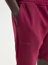 MagicBee Scuba Shorts - Burgundy