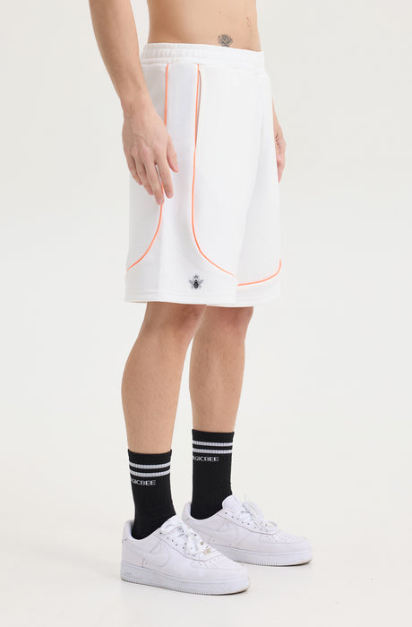 MagicBee Scuba Reflective Shorts - Off White