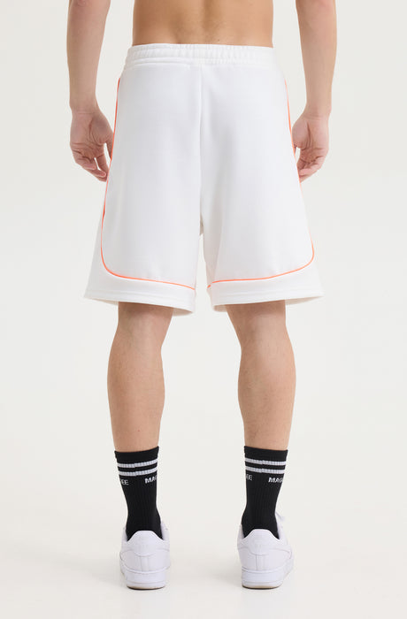 MagicBee Scuba Reflective Shorts - Off White