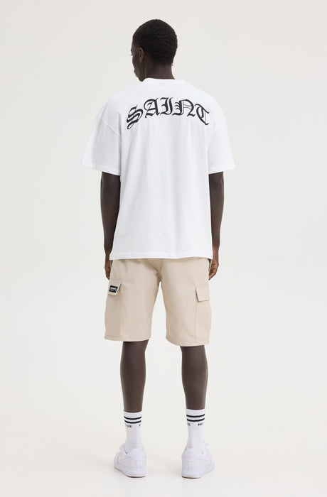 MagicBee Saints Logo Tee - Off White