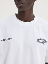 MagicBee Saints Logo Tee - Off White