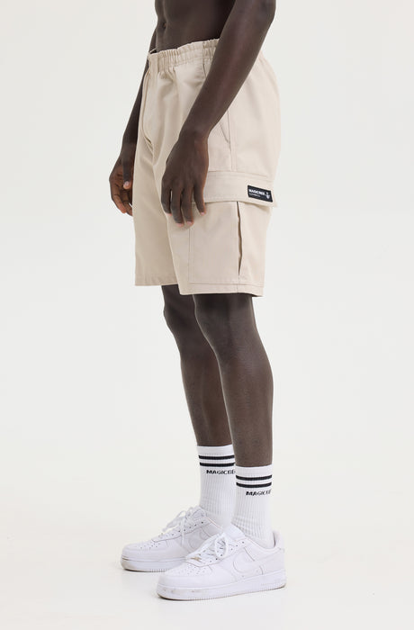 MagicBee Cargo Shorts - Beige