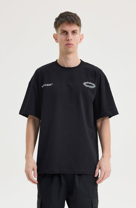 MagicBee Saints Logo Tee - Black