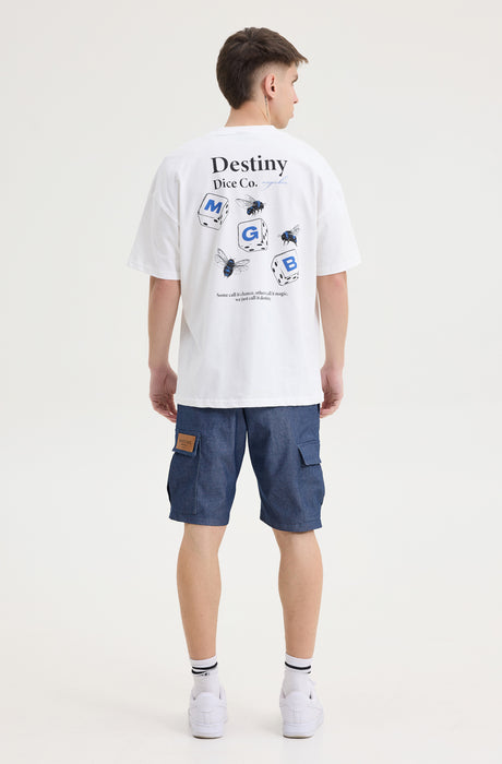 MagicBee Dice Logo Tee - Off White