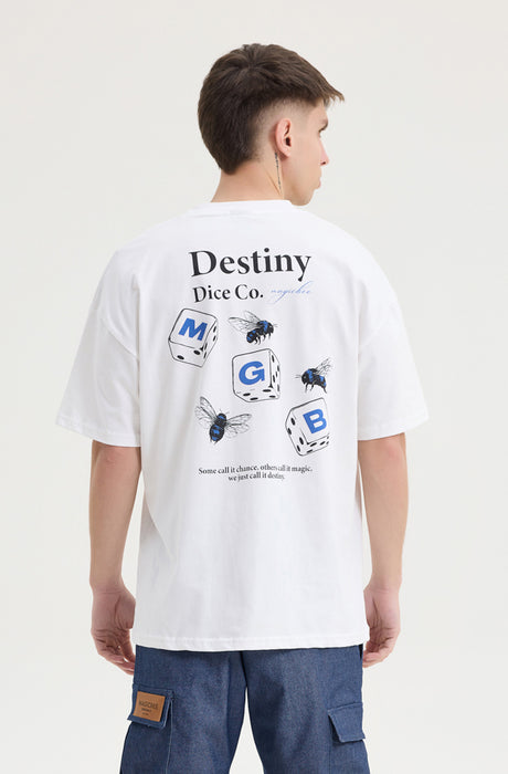 MagicBee Dice Logo Tee - Off White