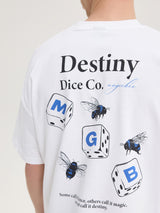 MagicBee Dice Logo Tee - Off White