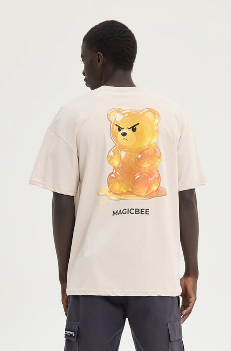 MagicBee Gummy Bear Tee - Beige