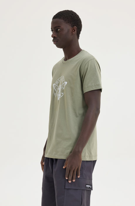 MagicBee Circle Logo Tee - Khaki