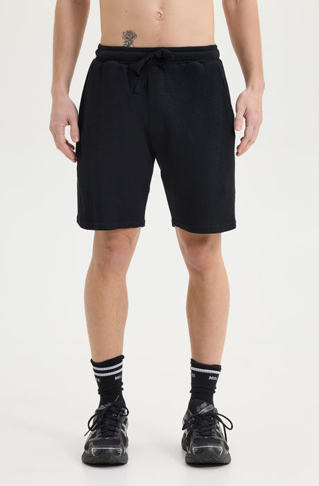 MagicBee Waffle Shorts - Black